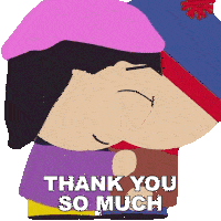 Thank You So Much Wendy Testaburger Sticker
