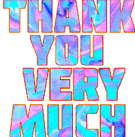 Thank You Thank You So Much Sticker