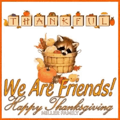 Thanks Thanksgiving GIF