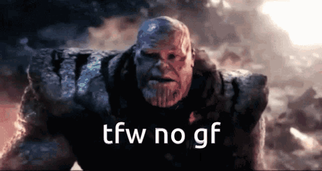 Thanos Girlfriend GIF