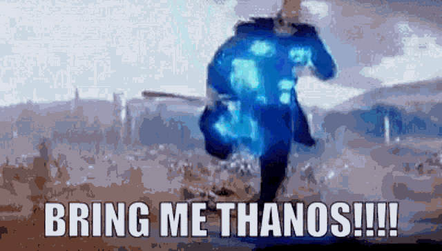 Thanos Thor GIF