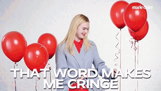 That Word Makes Me Cringe Elle Fanning GIF