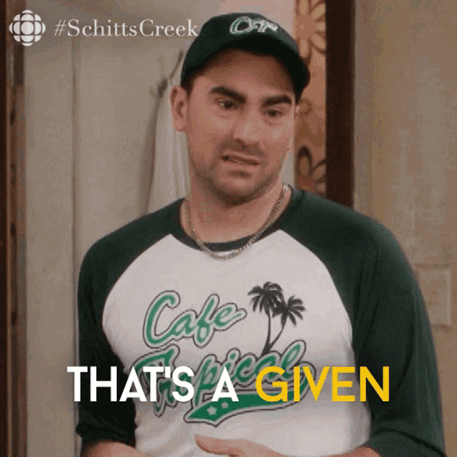 Thats A Given David Rose GIF