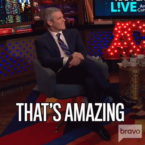 Thats Amazing Andy Cohen GIF