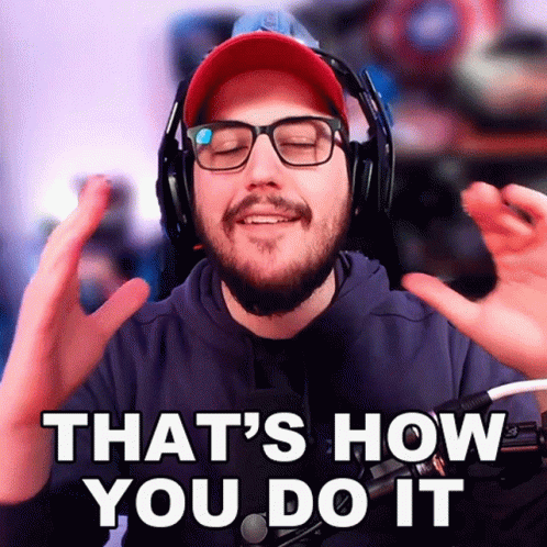Thats How You Do It Jaredfps GIF