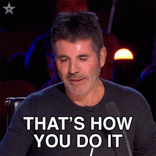 Thats How You Do It Simon Cowell GIF