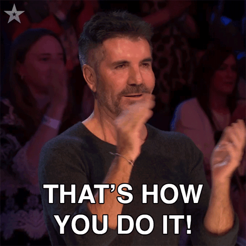 Thats How You Do It Simon Cowell GIF