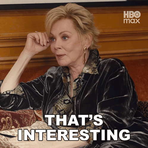 That'S Interesting Deborah Vance GIF
