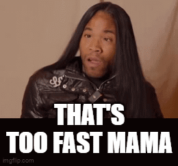 That'S Too Fast Shamar GIF