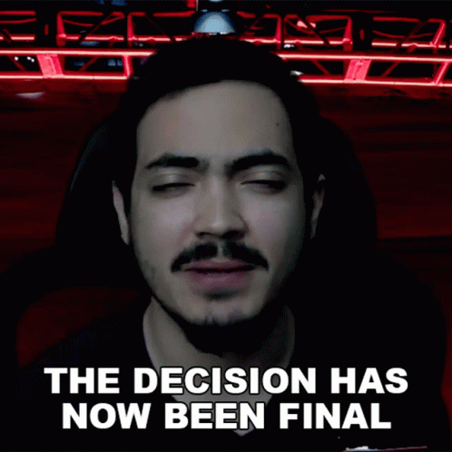 The Decision Has Now Been Final Jacob Arce GIF