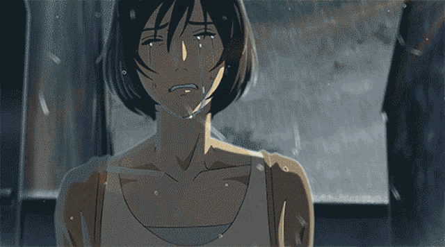 The Garden Of Words Cry GIF