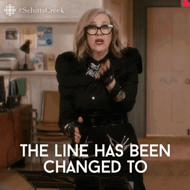 The Line Has Been Changed To I Want To Kiss You Like An Animal Moira Rose GIF