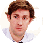 The Office Jim Halpert Sticker