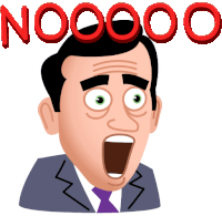 The Office Oh God Please No Nooooo Sticker