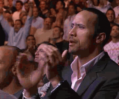 The Rock Clapping GIF