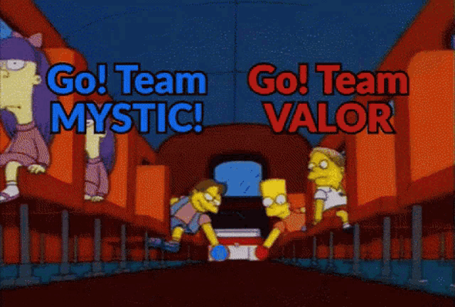 The Simpsons Playing GIF