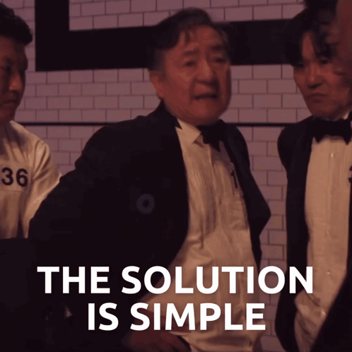 The Solution Is Simple It'S A No Brainer Im Jeong Dae GIF