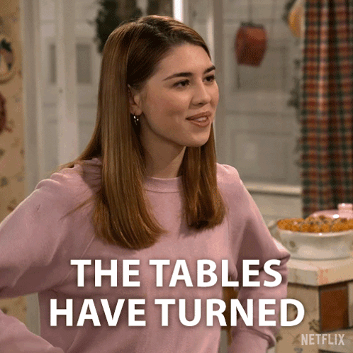 The Tables Have Turned Leia Forman GIF