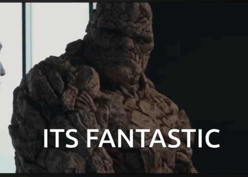 The Thing Marvel Fantastic Four GIF