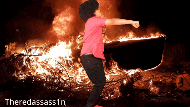Theredassass1n Fire GIF