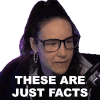 These Are Just Facts Cristine Raquel Rotenberg Sticker