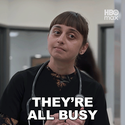 They'Re All Busy Dr Nazely Toomarian GIF