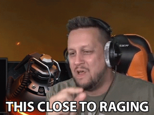 This Close To Raging Rage GIF