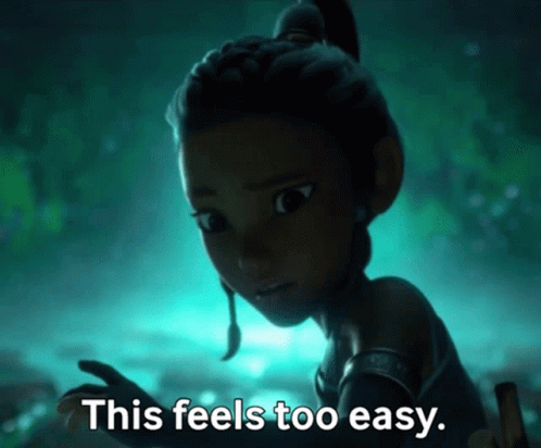 This Feels Too Easy Raya GIF