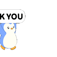Thnx Pengu Sticker
