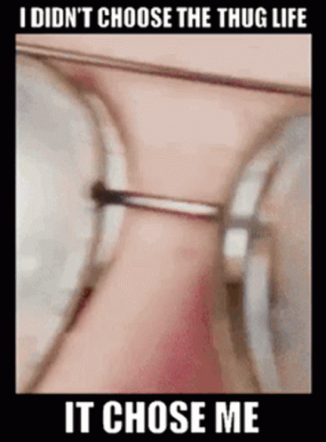 Thug Life I Didnt Choose GIF