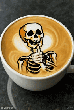 Thumbs Up Coffee GIF