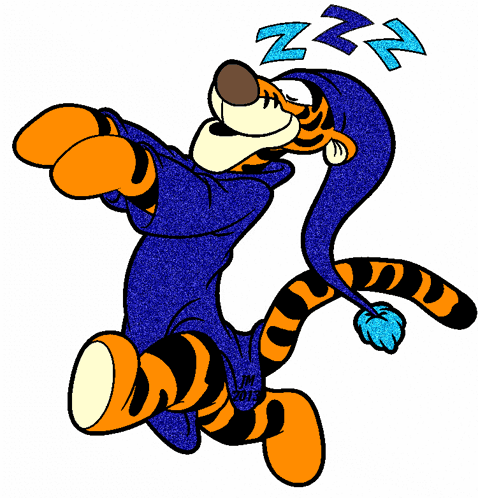 Tigger Sleepwalking GIF