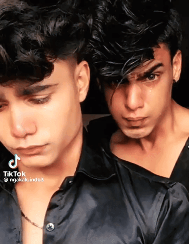 Tiktok Indian Guy Crying Then Smiling GIF