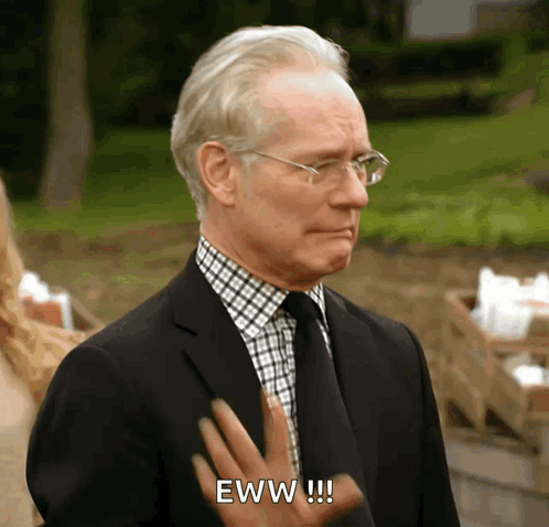 Tim Gunn Eww Gross GIF