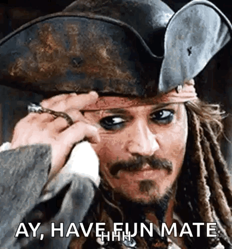 Tip Hat Jack Sparrow GIF