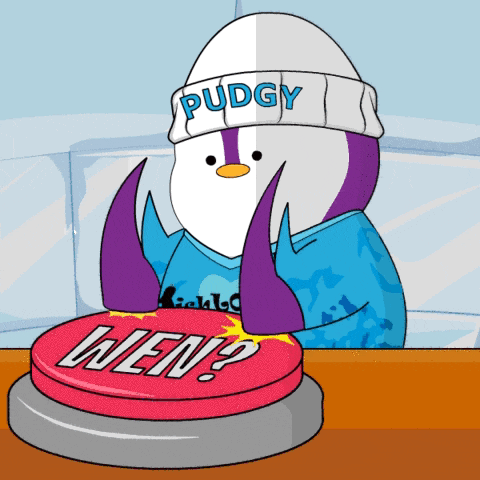 Tired Penguin GIF