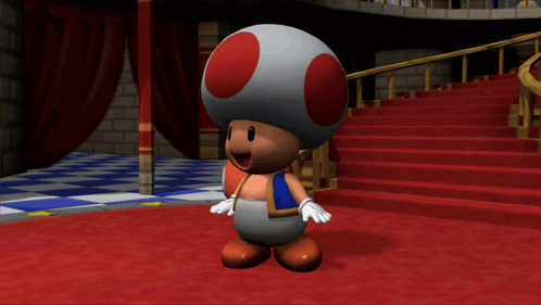 Toad Mario GIF