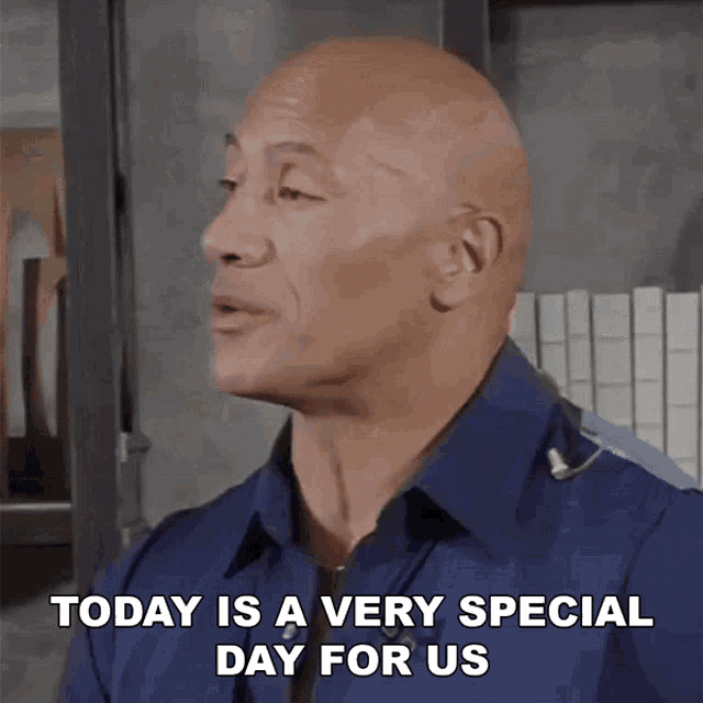Today Is A Very Special Day For Us Dwayne Johnson GIF