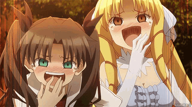 Tohsaka Laugh GIF