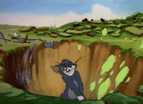 Tom And Jerry Golf GIF