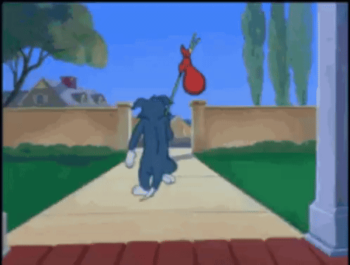 Tom And Jerry Leaving GIF