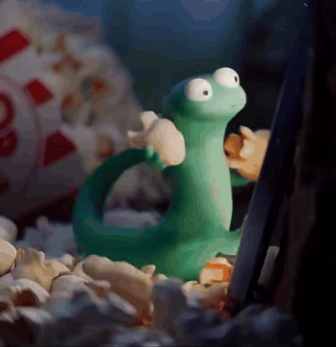 Tom Lizard Popcorn Tom Popcorn GIF