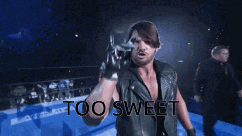 Too Sweet Aj Styles GIF