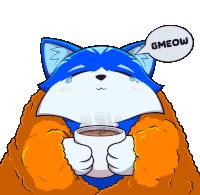 Toshi Cat Sticker
