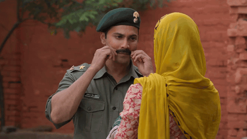 Touching Mustache Major Hoshiar Singh Dahiya GIF