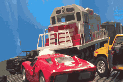 Train Train Crash GIF