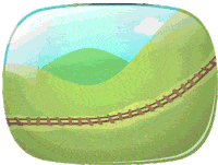 Train Travelling Sticker