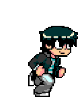 Transparent Boy Sticker