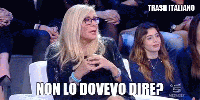 Trash Italiano Mara Venier GIF