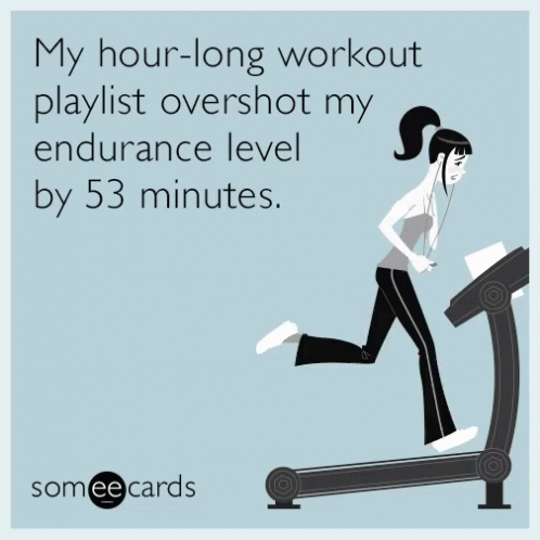 Treadmill Workout GIF